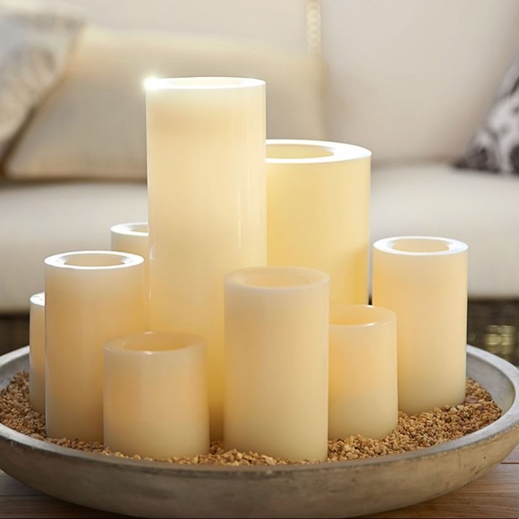 Pottery Barn Other Pottery Barn Flameless Led Pillar Candle With